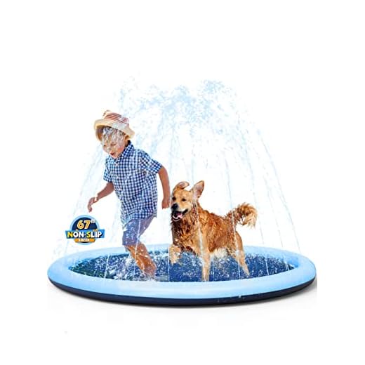 VISTOP Splash Pad for Dogs and Kids: The Best Non-Slip Outdoor Sprinkler Pad for Backyard and Beach