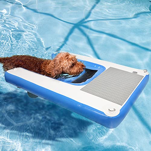 Toriexon Inflatable Dog Water Ramp for Pool: The Best Ramp for Large Dogs to Walk In and Out of Water Safely